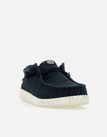HEY DUDE Mocassini  "Wally stretch Sox" BLUE Uomo 