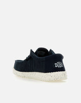 HEY DUDE Mocassini  "Wally stretch Sox" BLUE Uomo 