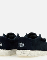 HEY DUDE Mocassini  "Wally stretch Sox" BLUE Uomo 