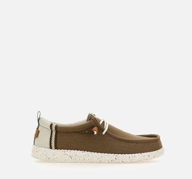 HEY DUDE Mocassini "Wally Craft Linen" BROWN Uomo 