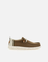 HEY DUDE Mocassini "Wally Craft Linen" BROWN Uomo 