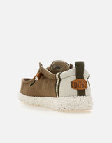 HEY DUDE Mocassini "Wally Craft Linen" BROWN Uomo 