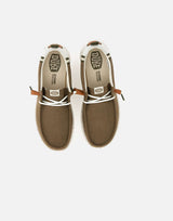 HEY DUDE Mocassini "Wally Craft Linen" BROWN Uomo 