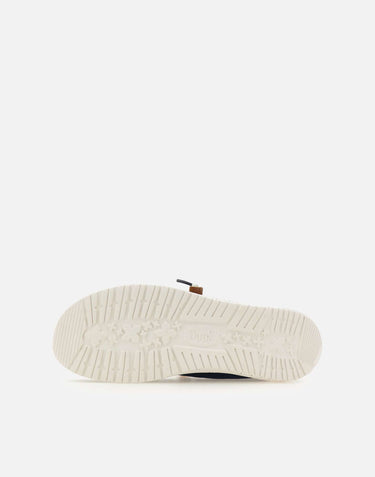 HEY DUDE Mocassini "Wally Craft Linen" BLUE Uomo 