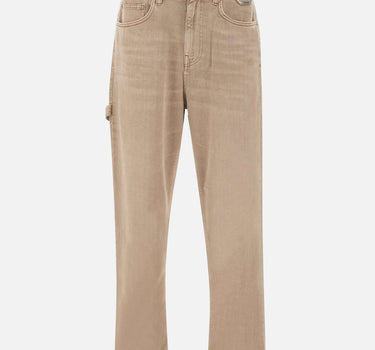 ICEBERG Jeans "Carpenter 5 tasche" BEIGE Uomo 