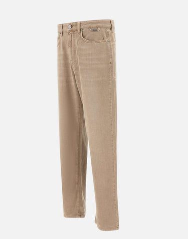 ICEBERG Jeans "Carpenter 5 tasche" BEIGE Uomo 