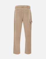 ICEBERG Jeans "Carpenter 5 tasche" BEIGE Uomo 