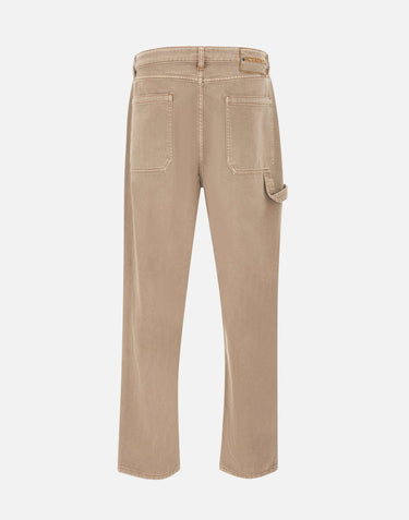 ICEBERG Jeans "Carpenter 5 tasche" BEIGE Uomo 