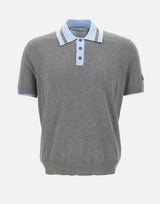 ICEBERG Polo in cotone GREY Uomo 