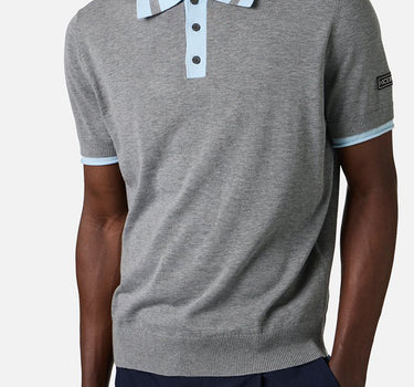 ICEBERG Polo in cotone GREY Uomo 