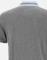 ICEBERG Polo in cotone GREY Uomo 