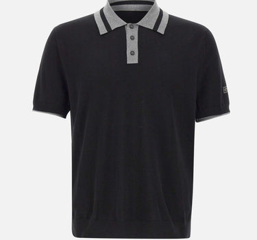 ICEBERG Polo in cotone BLACK Uomo 