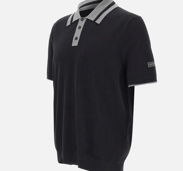 ICEBERG Polo in cotone BLACK Uomo 