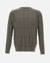 ICEBERG Maglia con logo Iceberg all over GREY Uomo 