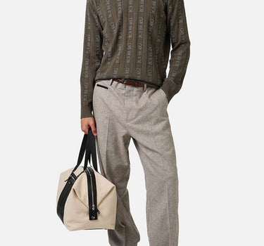ICEBERG Maglia con logo Iceberg all over GREY Uomo 
