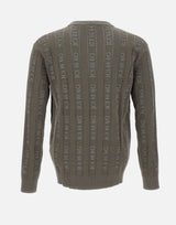 ICEBERG Maglia con logo Iceberg all over GREY Uomo 