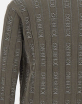 ICEBERG Maglia con logo Iceberg all over GREY Uomo 