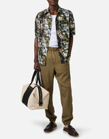 ICEBERG Pantaloni new fit in tessuto tecnico GREEN Uomo 