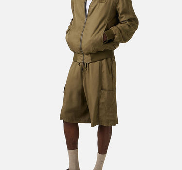 ICEBERG Bermuda cargo in tessuto tecnico GREEN Uomo 