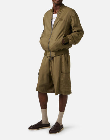 ICEBERG Bermuda cargo in tessuto tecnico GREEN Uomo 