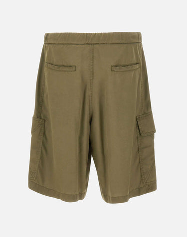 ICEBERG Bermuda cargo in tessuto tecnico GREEN Uomo 