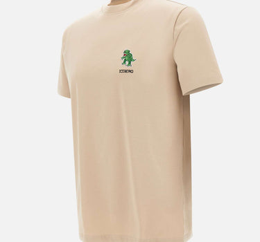 ICEBERG T-shirt in jersey BEIGE Uomo 