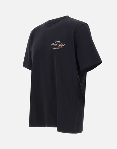 ICEBERG T-shirt con stampa Social Club BLACK Uomo 