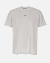ICEBERG T-shirt con logo ricamato e stampa sul retro WHITE Uomo 