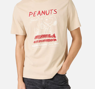 ICEBERG T-shirt con disegno Peanuts BEIGE Uomo 
