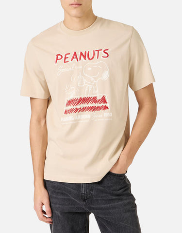 ICEBERG T-shirt con disegno Peanuts BEIGE Uomo 