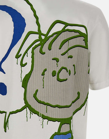 ICEBERG T-shirt con stampe Peanuts WHITE Uomo 