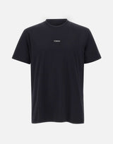 ICEBERG T-shirt con logo ricamato e stampa sul retro BLACK Uomo 