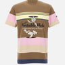ICEBERG T-shirt in cotone con stampa "Portable Hole" MULTICOLOR Uomo 
