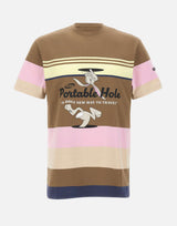 ICEBERG T-shirt in cotone con stampa "Portable Hole" MULTICOLOR Uomo 