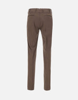 INCOTEX Pantaloni in popeline di cotone BROWN Uomo 