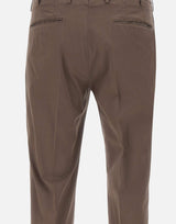 INCOTEX Pantaloni in popeline di cotone BROWN Uomo 