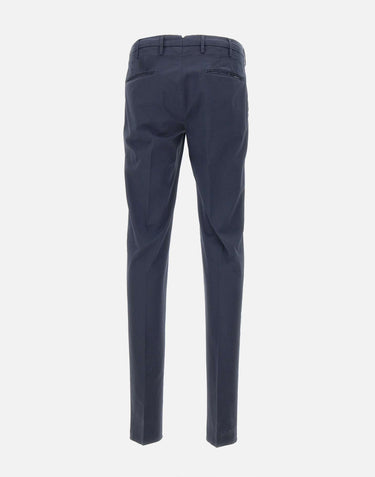 INCOTEX Pantaloni  in popeline di cotone BLUE Uomo 