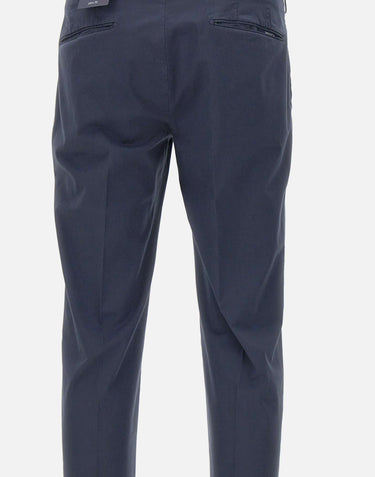 INCOTEX Pantaloni  in popeline di cotone BLUE Uomo 