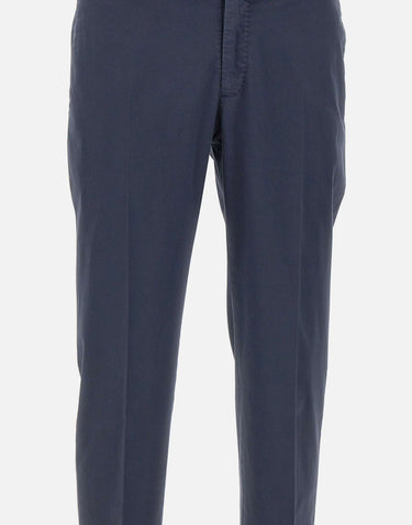 INCOTEX Pantaloni  in popeline di cotone BLUE Uomo 