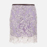 Gonna ricamata con strass BQ001 VIOLET JACQUES WEI 