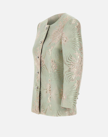 JACQUES WEI Giacca sartoriale jacquard GREEN Donna 