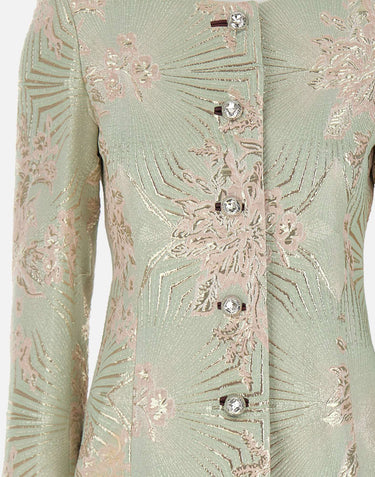 JACQUES WEI Giacca sartoriale jacquard GREEN Donna 