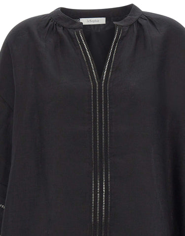 Blusa "Leslie" L3118 BLACK JC SOPHIE 