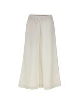 Pantaloni ampi in misto lino L3133 OFFWHITE JC SOPHIE 