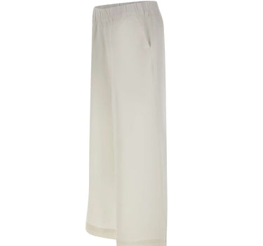 Pantaloni ampi in misto lino L3133 OFFWHITE JC SOPHIE 