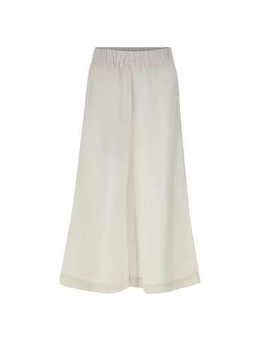 Pantaloni ampi in misto lino L3133 OFFWHITE JC SOPHIE 