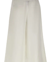 Pantaloni ampi in misto lino L3133 OFFWHITE JC SOPHIE 
