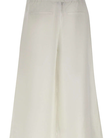 Pantaloni ampi in misto lino L3133 OFFWHITE JC SOPHIE 