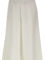 Pantaloni ampi in misto lino L3133 OFFWHITE JC SOPHIE 