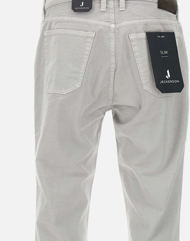 Pantaloni "John" in gabardina di cotone JOHN001 GABA0066003 JECKERSON 